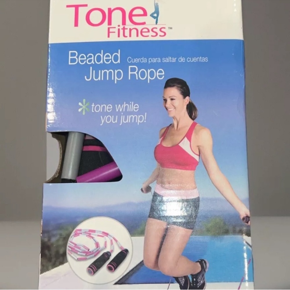 Tone fitness beaded Jump Rope -